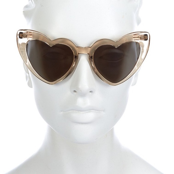 Saint Laurent heart shaped LOU LOU sunglasses 💞 - Picture 1 of 16